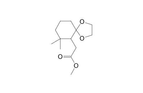Methyl (7,7-dimethyl-1,4-dioxaspiro[4.5]dec-6-yl)acetate
