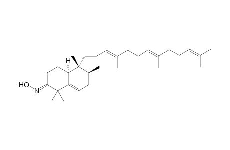 (1R,2S,8aS)-1,2,5,5-Tetramethyl-1-[4',8',12'-trimethyltrideca-3',7',11'-trienyl]-6-(hydroxyimino)-1,2,3,5,6,7,8,9-octahydronaphthalene
