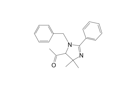Ethanone, 1-[4,5-dihydro-4,4-dimethyl-2-phenyl-1-(phenylmethyl)-1H-imidazol-5-yl]-