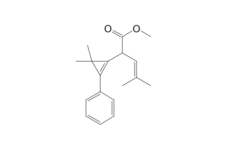 Methyl 4-methyl-2-I[(3,3-dimethyl-2-phenylcyclopropen-1-yl)-3-pentenoate