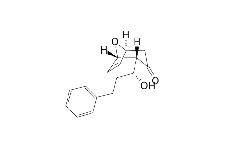 (1S,2R,5S)-2-((R)-1-Hydroxy-3-phenylpropyl)-8-oxabicyclo[3.2.1]oct-6-en-3-one