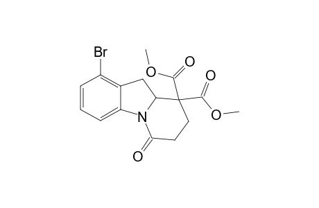 Dimethyl 1-bromo-6-oxo-7,8,9a,10-tetrahydropyrido[1,2-a]indole-9,9(6H)-dicarboxylate