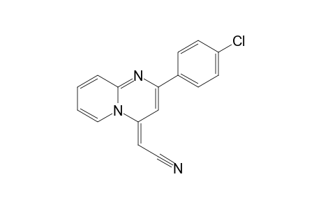 [2-(4-Chlorophenyl)pyrido[1,2-a]pyrimidin-4-ylidene]acetonitrile