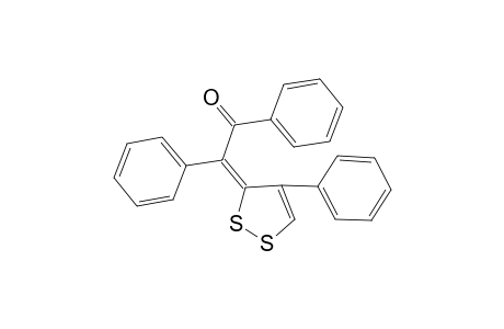 Ethanone, 1,2-diphenyl-2-(4-phenyl-3H-1,2-dithiol-3-ylidene)-