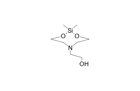2,2-DIMETHYL-1,3-DIOXA-6-AZA-6-(2-HYDROXYETHYL)-2-SILACYCLOOCTANE
