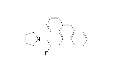 (E)-N-[3-(Anthracen-9-yl)-2-fluoro-2-propenyl]-pyrrolidine