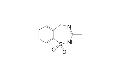 1,2,4-Benzothiadiazepine, 2,5-dihydro-3-methyl-, 1,1-dioxide