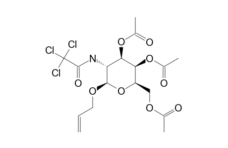 ALLYL-3,4,6-TRI-O-ACETYL-2-DEOXY-2-TROCHLOROACETAMIDO-BETA-D-GALACTOPYRANOSIDE