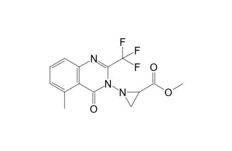 1-[4-keto-5-methyl-2-(trifluoromethyl)quinazolin-3-yl]ethylenimine-2-carboxylic acid methyl ester