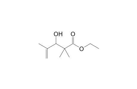 Ethyl 3-hydroxy-2,2,4-trimethylpent-4-enoate