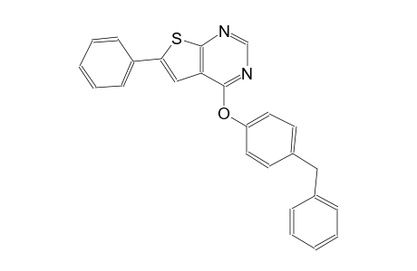 thieno[2,3-d]pyrimidine, 6-phenyl-4-[4-(phenylmethyl)phenoxy]-