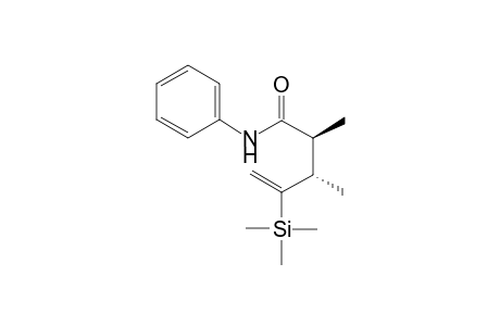 syn-N-Phenyl-2,3-dimethyl-4-trimethylsilyl-4-pentenamide