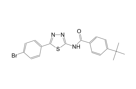 N-[5-(4-bromophenyl)-1,3,4-thiadiazol-2-yl]-4-tert-butylbenzamide