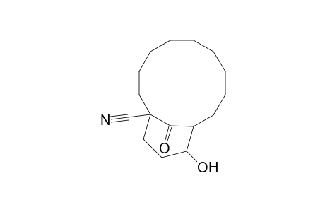 Bicyclo[9.3.1]pentadecane-1-carbonitrile, 12-hydroxy-15-oxo-