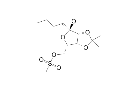 1-ALPHA-BUTYL-5-O-METHANESULFONYL-2,3-O-ISOPROPYLIDENE-L-LYXOSE