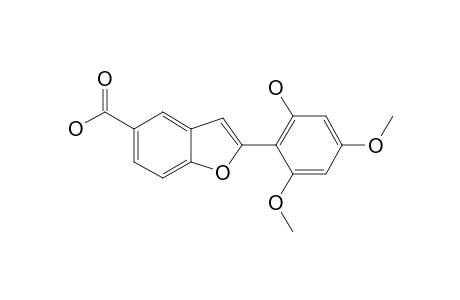 SOBRALINE;2-(2'-HYDROXY-4',6'-DIMETHOXYPHENYL)-BENZOFURAN-5-CARBOXYLIC-ACID