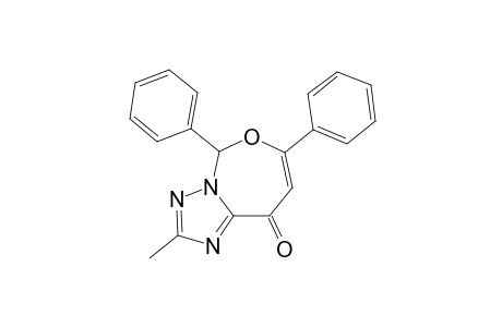 2-Methyl-5,7-diphenyl-5H-[1,2,4]triazolo[1,5-c][1,3]oxazepin-9-one