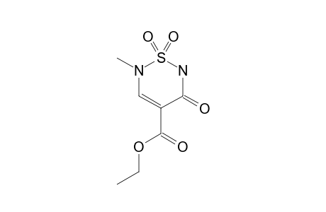 4-ETHOXYCARBONYL-6-METHYL-2H-1,2,6-THIADIAZIN-3-ONE-1,1-DIOXIDE