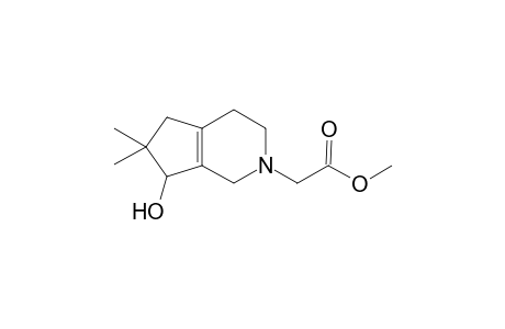 Methyl (2,3,4,5,6,7-hexahydro-7-hydroxy-6,6-dimethyl-1H-[2]-pyrinden-2-yl)-acetatee