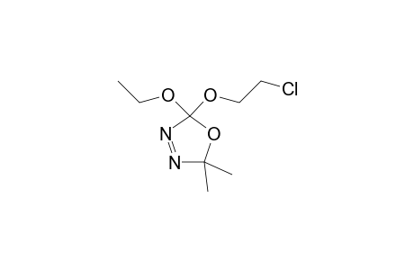 2-(2-Chloroethoxy)-2-ethoxy-5,5-dimethyl-2,5-dihydro-1,3,4-oxadiazole