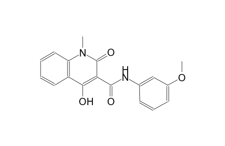 4-hydroxy-N-(3-methoxyphenyl)-1-methyl-2-oxo-1,2-dihydro-3-quinolinecarboxamide
