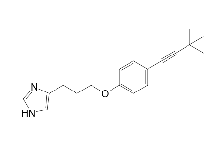 5-[3-[4-(3,3-dimethylbut-1-ynyl)phenoxy]propyl]-1H-imidazole