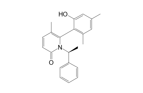 6-(2-Hydroxy-4,6-dimethylphenyl)-5-methyl-1-(1-(S)-phenylethyl)-1H-pyridin-2-one isomer