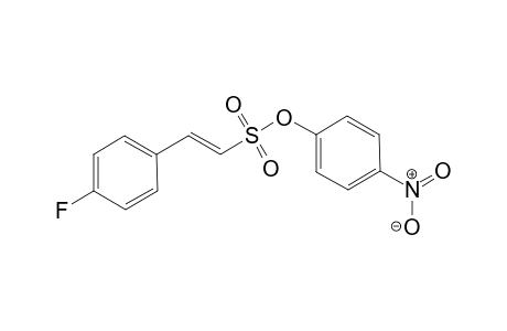 (E)-4-nitrophenyl 2-(4-fluorophenyl)ethenesulfonate