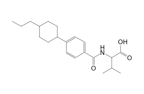 valine, N-[4-(4-propylcyclohexyl)benzoyl]-