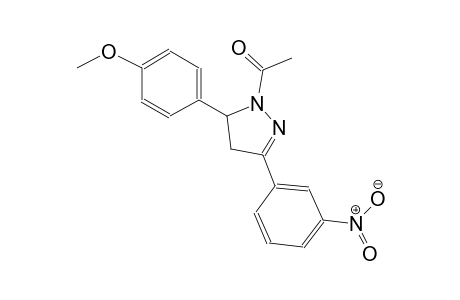 4-[1-acetyl-3-(3-nitrophenyl)-4,5-dihydro-1H-pyrazol-5-yl]phenyl methyl ether