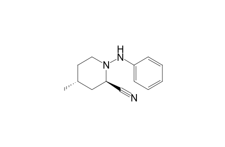 (2R*,4R*)-4-Methyl-1-(phenyamino)piperidin-2-carbonitrile