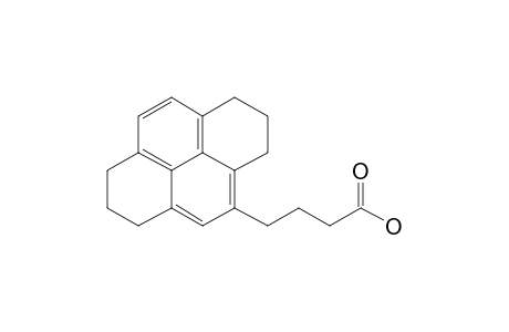 4-(1,2,3,6,7,8-Hexahydro-4-pyrenyl)butanoic acid