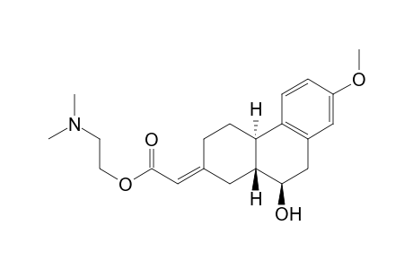 2-(Dimethylamino)ethyl E-(4aR*,10R*,10aR*)-10-Hydroxy-7-methoxy-3,4,4a,9,10,10a-hexahydrophenanthren-2(1H)-ylideneacetate