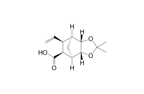 (1R,2S,3S,4S,5S,6R)-2-Carboxy-5,6-isopropylidenedioxy-3-vinylbicyclo[2.2.1]heptane