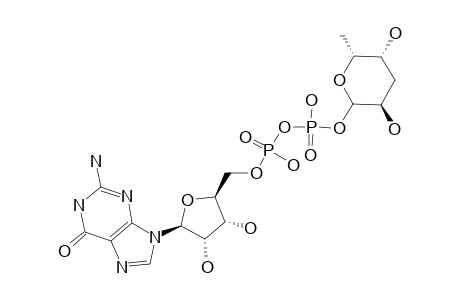 GUANOSINE-5'-(3,6-DIDEOXY-BETA-L-XYLOHEXOPYRANOSYL)-DIPHOSPHATE;GDP-3-DEOXY-FUCOSE