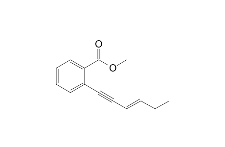 2-[(E)-hex-3-en-1-ynyl]benzoic acid methyl ester