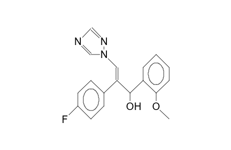 Benzeneethanol, 4-fluoro-.alpha.-(2-methoxyphenyl)-.beta.-(1H-1,2,4-triazol-1-ylmethylene)-