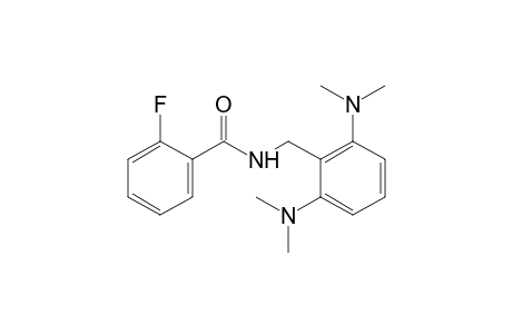 N-[2,6-bis(dimethylamino)benzyl]-o-fluorobenzamide