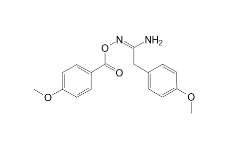 N'-[(4-Methoxybenzoyl)oxy]-2-(4-methoxyphenyl)ethanimidamide