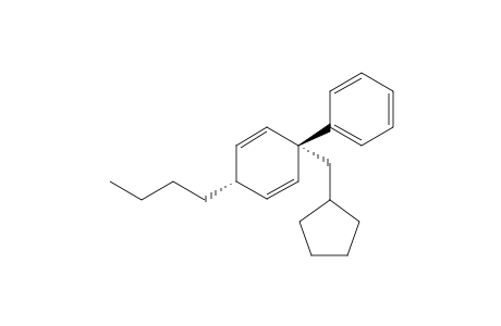 trans-(4-Butyl-1-(cyclopentylmethyl)cyclohexa-2,5-dienyl)benzene