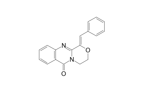 (1Z)-1-(benzylidene)-3,4-dihydro-[1,4]oxazino[3,4-b]quinazolin-6-one