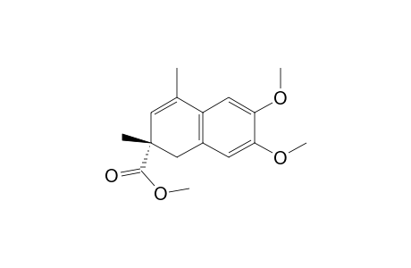 2-Naphthalenecarboxylic acid, 1,2-dihydro-6,7-dimethoxy-2,4-dimethyl-, methyl ester, (S)-