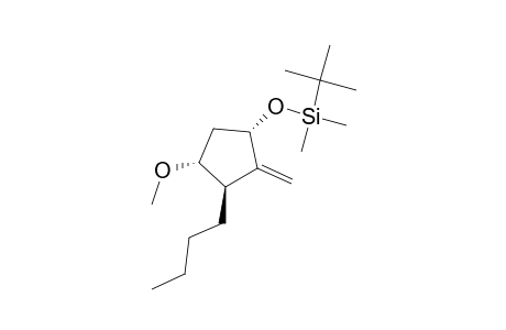 Silane, [(3-butyl-4-methoxy-2-methylenecyclopentyl)oxy](1,1-dimethylethyl)dimethyl-, (1.alpha.,3.beta.,4.alpha.)-