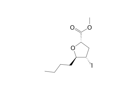 METHYL-(2RS,4RS,5SR)-5-BUTYL-4-IODOTETRAHYDROFURAN-2-CARBOXYLATE