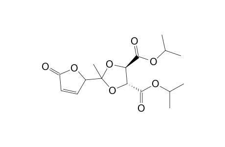 (4R,5R,5'RS)-Diisopropyl 2-(2'-oxo-2',5'-dihydro-5'-furyl)-2-methyl-1,3-dioxolan-4,5-dicarboxylate