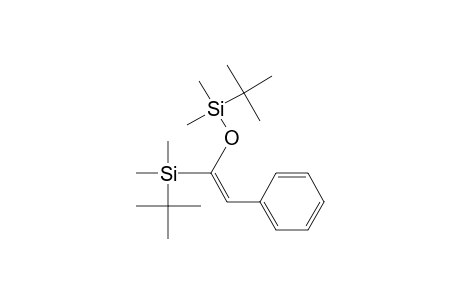 (E)-.beta.-(tert-Butyldimethylsiloxy)-.beta.-(tert-butyldimethylsilyl)styrene