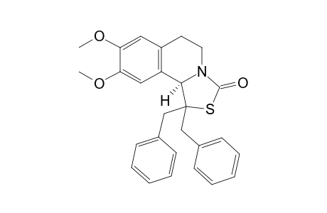(R)-1,1-Dibenzyl-8,9-dimethoxy-1,5,6,10b-tetrahydro-3H-(1,3)-thiazolo[4,3-a]isoquinolin-3-one