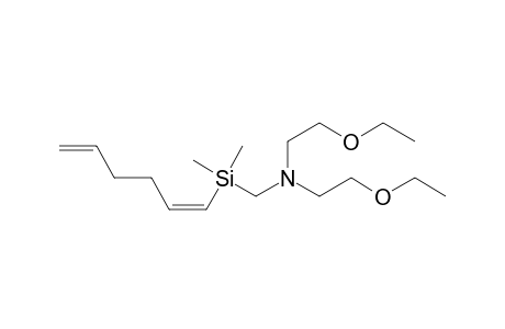 Ethanamine, 2-ethoxy-N-(2-ethoxyethyl)-N-[(1,5-hexadienyldimethylsilyl)methyl]-, (Z)-