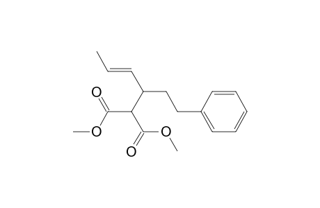 Methyl 2-(methoxycarbonyl)-5-phenyl-3-propenylpentanoate