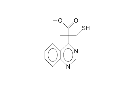 4-(1-Mercaptomethyl-1-methoxycarbonyl-ethyl)-quinazoline